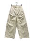 FRANGANT（フランゴン）の古着「pop out gear pants white」｜ベージュ