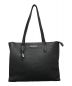 MICHAEL KORS（マイケルコース）の古着「Mercer Large Pebbled Leather Top-Zip Tote Bag」｜ブラック