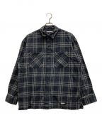 NEIGHBORHOODネイバーフッド）の古着「TARTAN CHECK SHIRT」｜ネイビー