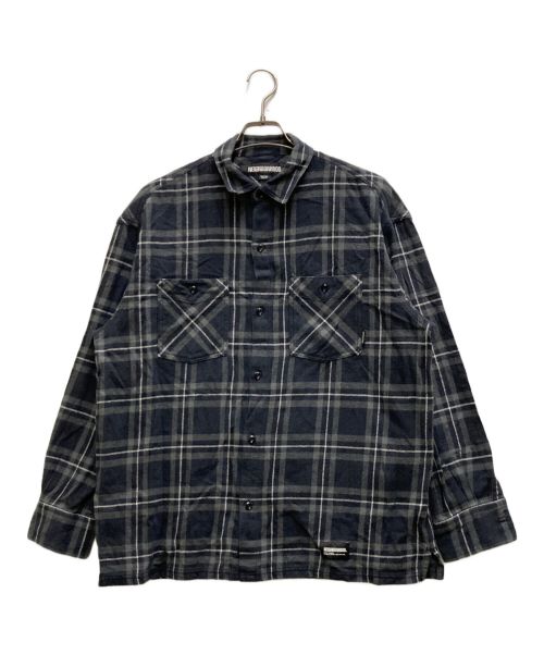 NEIGHBORHOOD（ネイバーフッド）NEIGHBORHOOD (ネイバーフッド) TARTAN CHECK SHIRT ネイビー サイズ:Ⅿの古着・服飾アイテム