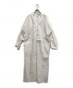 Mame Kurogouchiマメクロゴウチ）の古着「Nidom Cotton Shirt Dress」｜ホワイト