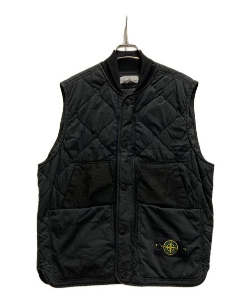 STONE ISLAND（ストーンアイランド）STONE ISLAND (ストーンアイランド) QUILTED VEST ブラック サイズ:Ⅿの古着・服飾アイテム