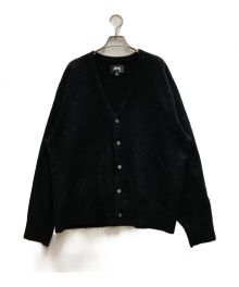 stussy（ステューシー）の古着「Brushed Cardigan」｜ブラック