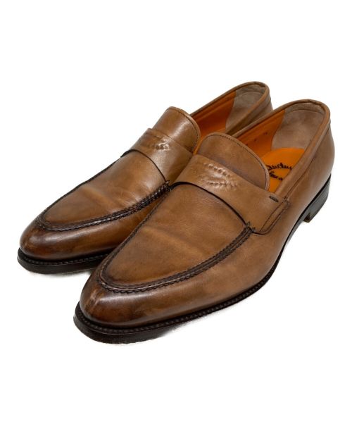 Santoni（サントーニ）Santoni (サントーニ) ローファー ブラウン サイズ:7 1/2の古着・服飾アイテム