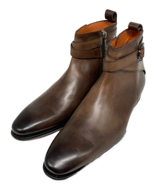 Santoni（サントーニ）Santoni (サントーニ) サイドジップブーツ ブラウン サイズ:7の古着・服飾アイテム