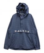 adidas×MALBONアディダス×マルボン）の古着「ZIP ANORAK HOODIE」｜ネイビー