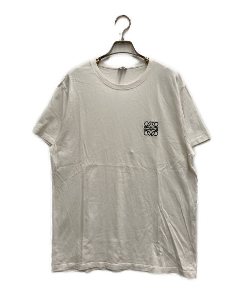 LOEWE（ロエベ）LOEWE (ロエベ) アナグラムTシャツ ホワイト サイズ:Ⅼの古着・服飾アイテム