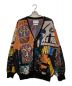 WACKO MARIA（ワコマリア）の古着「JEAN-MICHEL BASQUIAT / CARDIGAN」｜オレンジ×グレー