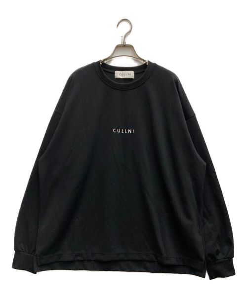 CULLNI（クルニ）CULLNI (クルニ) Logo Embroidery Long Tee ブラック サイズ:2の古着・服飾アイテム