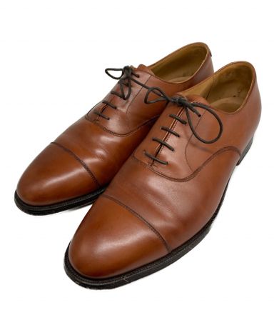 【中古・古着通販】Crockett & Jones (クロケット＆ジョーンズ) ストレートチップレザーシューズ ブラウン サイズ:8  1/2｜ブランド・古着通販 トレファク公式【TREFAC FASHION】スマホサイト