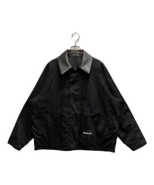 Barbour（バブアー）Barbour (バブアー) Adam et Rope (アダムエロペ) TRANSPORT別注リバーシブルジャケット ネイビー×ブラック サイズ:38の古着・服飾アイテム