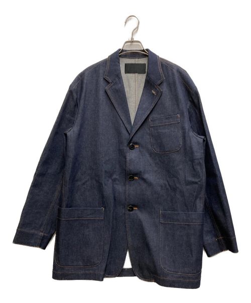 th products（ティーエイチプロダクツ）th products (ティーエイチプロダクツ) STUDIOUS (ステュディオス) 別注DENIM SINGLE JACKET インディゴ サイズ:2の古着・服飾アイテム