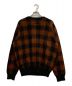 WACKO MARIA (ワコマリア) BLOCKCHECK MOHAIR KNIT JACQUARD CARDIGAN ブラウン サイズ:Ⅿ：28000円