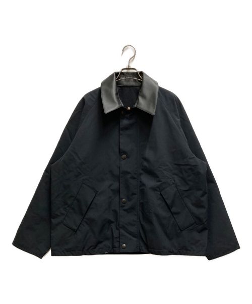 Barbour（バブアー）Barbour (バブアー) Adam et Rope (アダムエロペ) TRANSPORT別注リバーシブルジャケット ネイビー×ブラック サイズ:40の古着・服飾アイテム