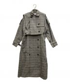 RIM.ARKリムアーク）の古着「Arrange over size trench coat」｜グレー