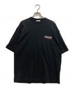 BALENCIAGAバレンシアガ）の古着「キャンペーンロゴTシャツ」｜ブラック