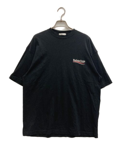 BALENCIAGA（バレンシアガ）BALENCIAGA (バレンシアガ) キャンペーンロゴTシャツ ブラック サイズ:XSの古着・服飾アイテム