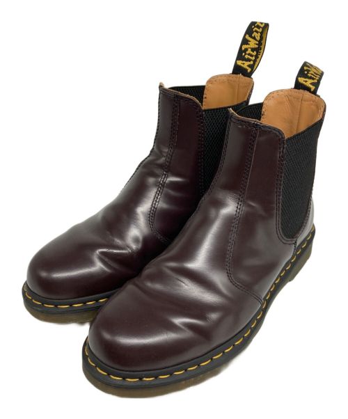 Dr.Martens（ドクターマーチン）Dr.Martens (ドクターマーチン) サイドゴアブーツ ボルドー サイズ:US 8の古着・服飾アイテム