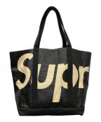 SUPREMEシュプリーム）の古着「Raffia Tote」｜ブラック