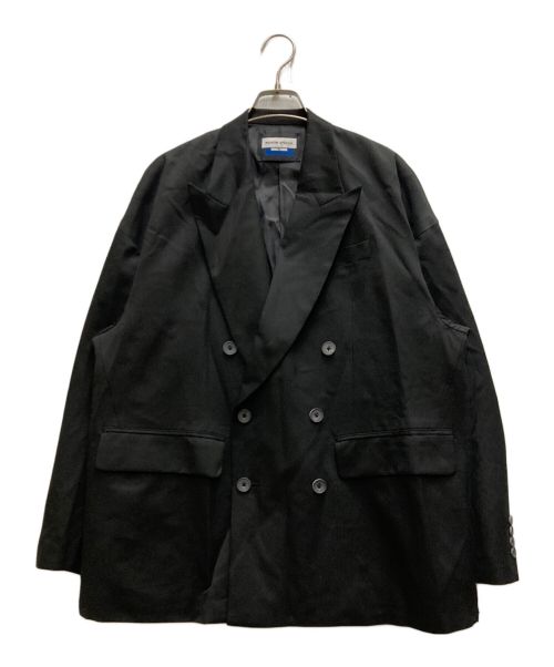 MAISON SPECIAL（メゾンスペシャル）MAISON SPECIAL (メゾンスペシャル) Wool MIX Prime-Over Peaked Lapel Double Tailored Jacket ブラックの古着・服飾アイテム