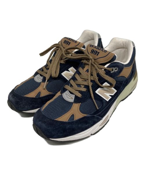 NEW BALANCE（ニューバランス）NEW BALANCE (ニューバランス) M991DNB ネイビー×ブラウン サイズ:US 8 1/2の古着・服飾アイテム