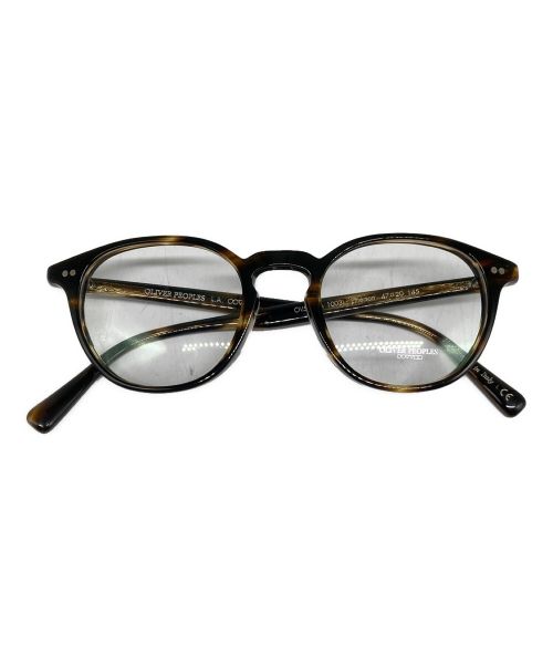 OLIVER PEOPLES（オリバーピープルズ）OLIVER PEOPLES (オリバーピープルズ) 眼鏡 ブラウン サイズ:47-20-145の古着・服飾アイテム