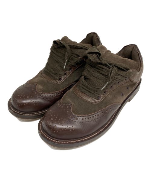 HENDER SCHEME（エンダースキーマ）HENDER SCHEME (エンダースキーマ) SBDレザースニーカー ブラック サイズ:4の古着・服飾アイテム