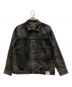 NEIGHBORHOODネイバーフッド）の古着「SAVAGE DENIM TYPE-1 JACKET」｜ブラック