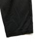 中古・古着 MARKAWARE (マーカウェア) FLAT FRONT EASY PANTS ブラック サイズ:3：8000円