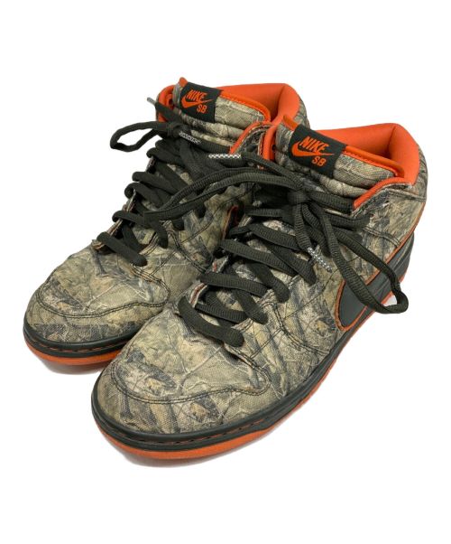 NIKE（ナイキ）NIKE (ナイキ) DUNK MID PREMIUM SB Real Tree Camo オリーブ サイズ:US 11の古着・服飾アイテム