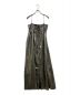 NOUNLESS (ナウンレス) GLITTER GATHER ROUGH CAMI DRESS シルバー サイズ:1：18000円