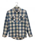 VISVIMビズビム）の古着「FLANNEL INDIGO BUFFALO CHECK」｜ブルー