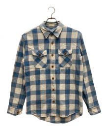 VISVIM（ビズビム）の古着「FLANNEL INDIGO BUFFALO CHECK」｜ブルー