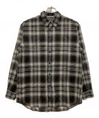 AURALEEオーラリー）の古着「WOOL RECYCLED POLYESTER CLOTH SHIRTS」｜グレー