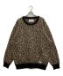 WACKO MARIA（ワコマリア）の古着「LEOPARD MOHAIR CREW NECK SWEATER」｜ブラウン×ブラック