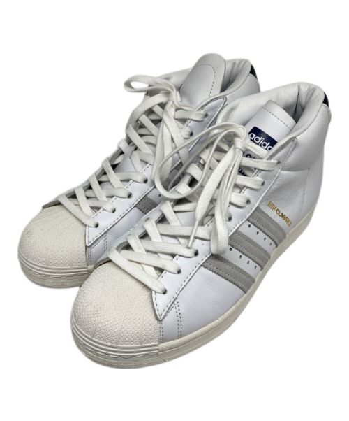 adidas（アディダス）adidas (アディダス) KITH (キス) Pro Model 1970 Kith Classics Program ホワイト×ブルー サイズ:US 8 1/2の古着・服飾アイテム