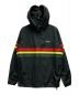 WACKO MARIA（ワコマリア）の古着「RASTA STRIPED LINE PULLOVER HOODED」｜ブラック