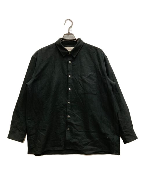 POLYPLOID（ポリプロイド）POLYPLOID (ポリプロイド) WIDE SHIRT C ブラック サイズ:1の古着・服飾アイテム