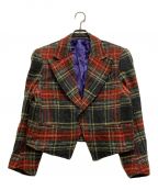 Needlesニードルズ）の古着「PEAKED LAPEL SHORT JACKET」｜ブラウン