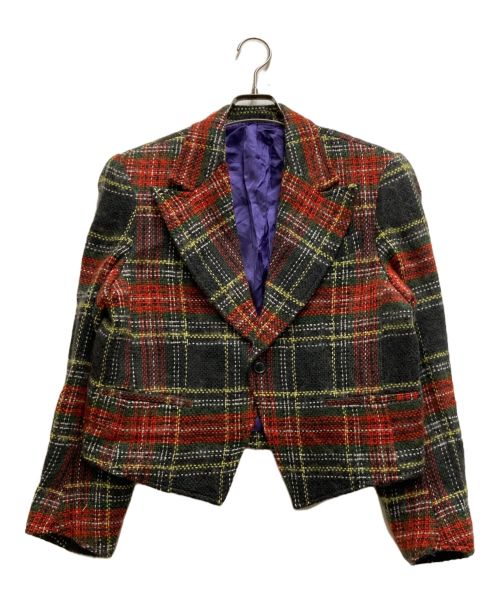 Needles（ニードルズ）Needles (ニードルズ) PEAKED LAPEL SHORT JACKET ブラウン サイズ:XSの古着・服飾アイテム