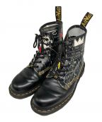 Dr.Martens×BASQUIATドクターマーチン×バスキア）の古着「8ホールブーツ」｜ブラック