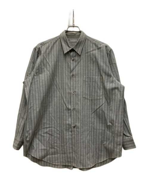 COMME des GARCONS HOMME（コムデギャルソン オム）COMME des GARCONS HOMME (コムデギャルソン オム) ストライプシャツ グレー サイズ:FREEの古着・服飾アイテム