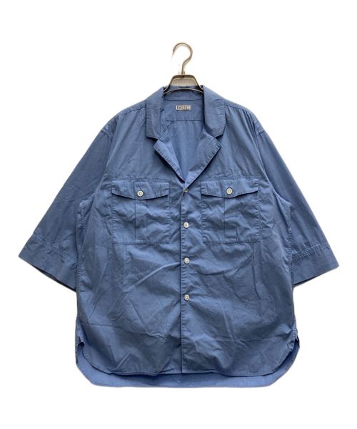 RAKINES（ラキネス）RAKINES (ラキネス) TRINITY CHAMBRAY / EXPLORER SHIRT ブルー サイズ:3の古着・服飾アイテム