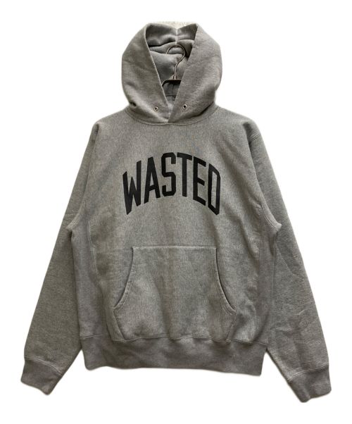 WASTED YOUTH（ウエステッド ユース）WASTED YOUTH (ウエステッド ユース) HEAVY WEIGHT HOODIE グレー サイズ:Ⅼの古着・服飾アイテム