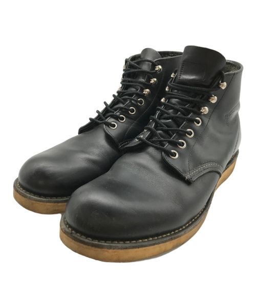 RED WING（レッドウィング）RED WING (レッドウィング) クラシックラウンドショートブーツ ブラック サイズ:28の古着・服飾アイテム