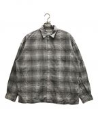 COOTIE PRODUCTIONSクーティープロダクツ）の古着「Ombre Check L/S Shirt」｜グレー×ホワイト