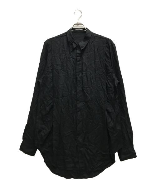 JULIUS（ユリウス）JULIUS (ユリウス) TUCKED SHIRT ブラック サイズ:3の古着・服飾アイテム