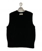 Ernie Paloアーニーパロ）の古着「Fur Yarn Knit Vest」｜ブラック