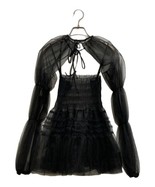 MAISON SPECIAL（メゾンスペシャル）MAISON SPECIAL (メゾンスペシャル) Tulle Camisole Bolero ブラック サイズ:freeの古着・服飾アイテム