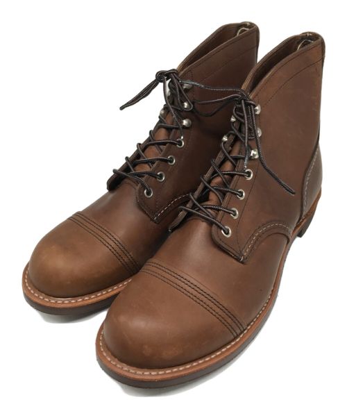 RED WING（レッドウィング）RED WING (レッドウィング) IRON RANGER ブラウン サイズ:US 10の古着・服飾アイテム